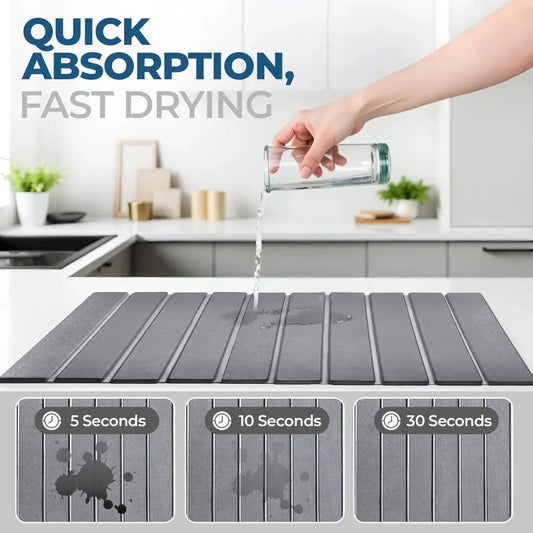 Stone Drying Mat – Instant Absorption & Fast Drying